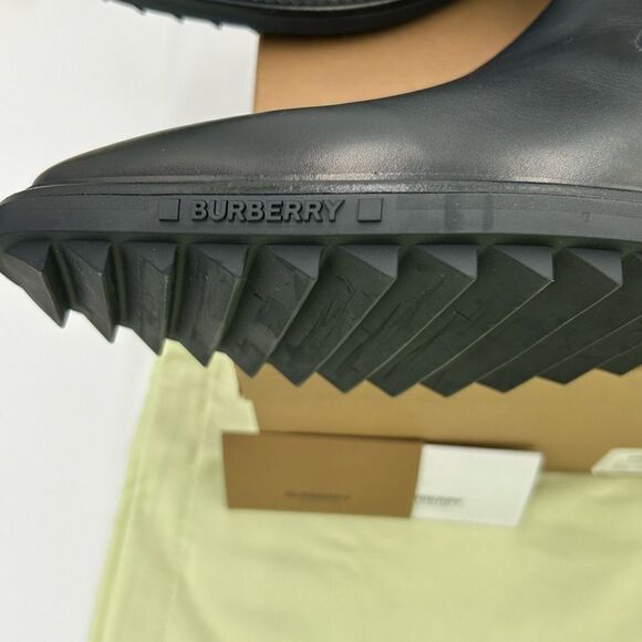 Men’s Burberry vintage check leather Chelsea boot size 45 made in Italy - Picture 7 of 8